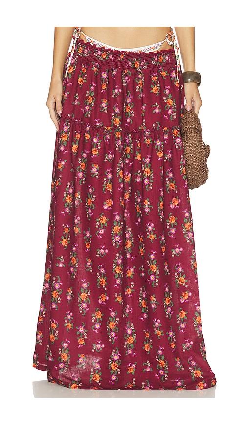 agua bendita x revolve jenna skirt in multi. - size m (also in s)