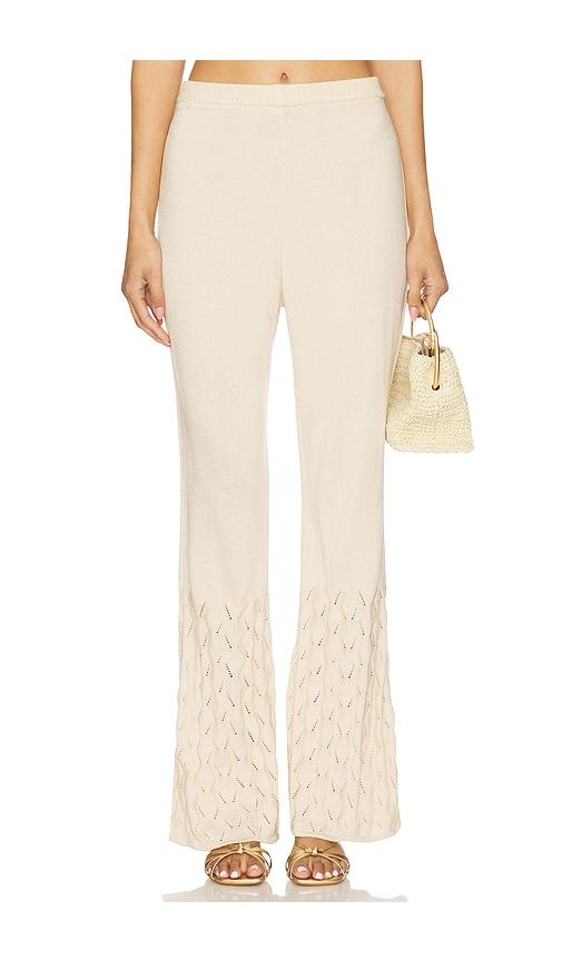 agua bendita x revolve monike pants in beige. - size s (also in xs)