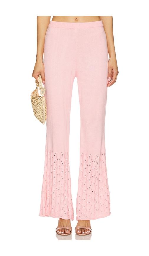 agua bendita x revolve monike pants in pink. - size s (also in xs)