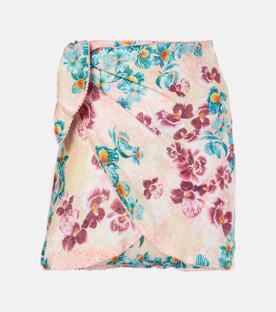 agua by agua bendita agustina prado linen beach cover-up