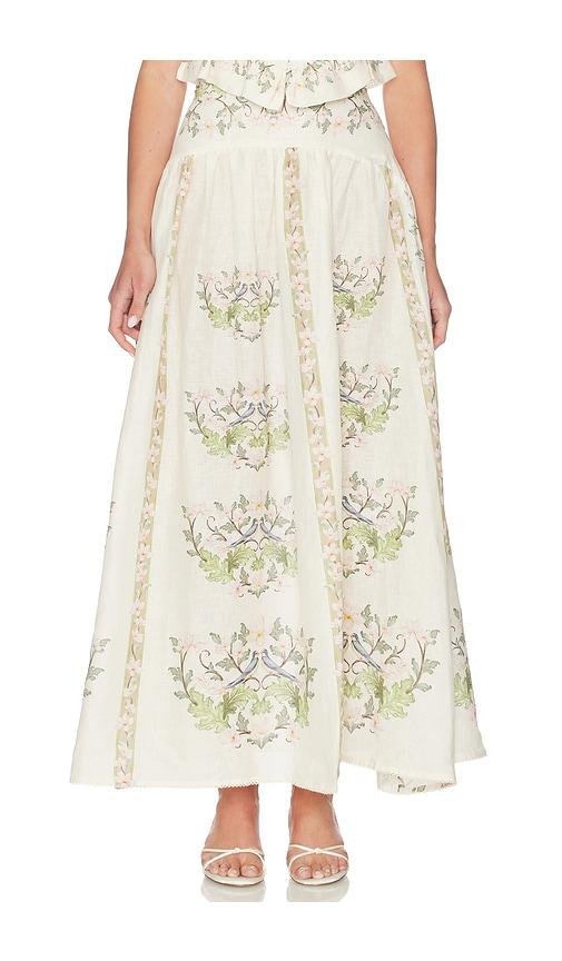 agua by agua bendita curua anhelo skirt in multi. - size l (also in s, m)
