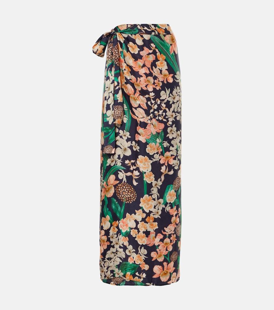 agua by agua bendita printed beach cover-up