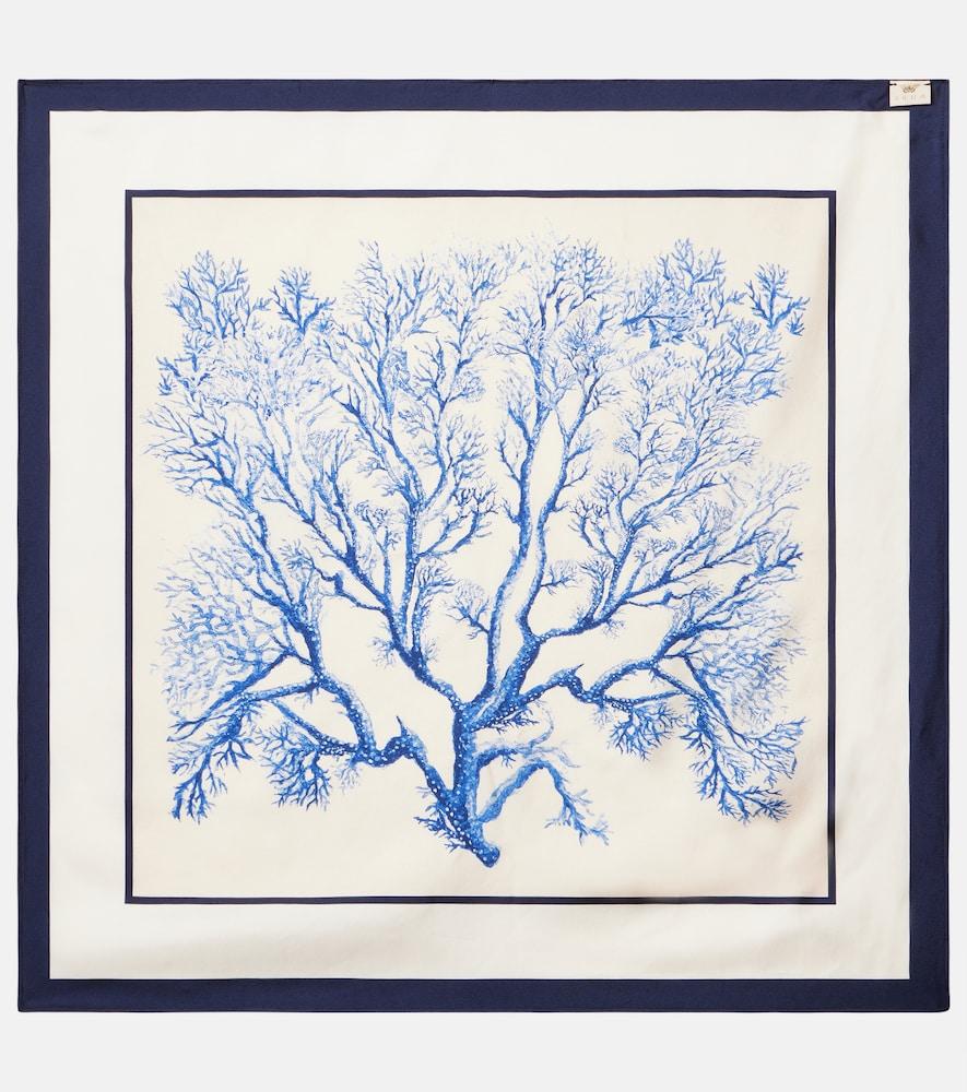 agua by agua bendita printed silk scarf