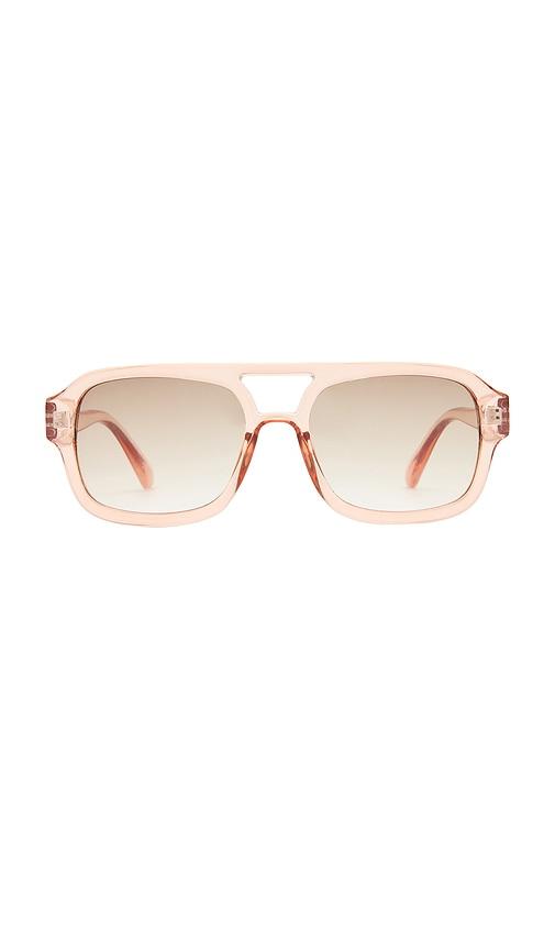 aire aquarius sunglasses in rose.