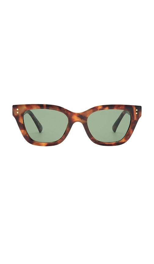 aire nightglow sunglasses in brown.
