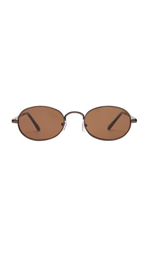 aire regulus sunglasses in brown.