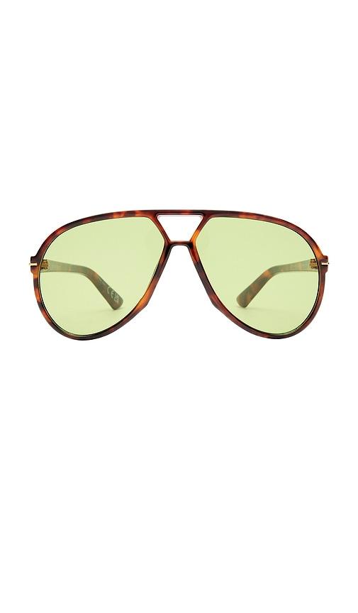 aire skyveil sunglasses in brown.
