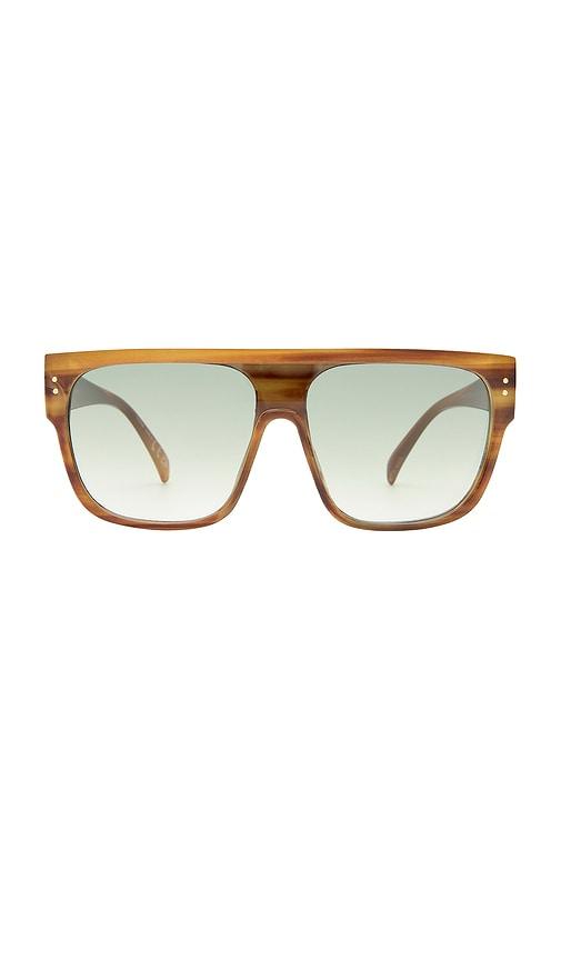 aire starwake sunglasses in brown.