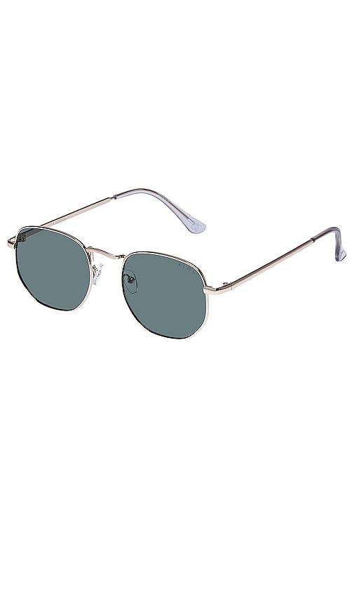 aire x revolve sagitta in metallic gold.
