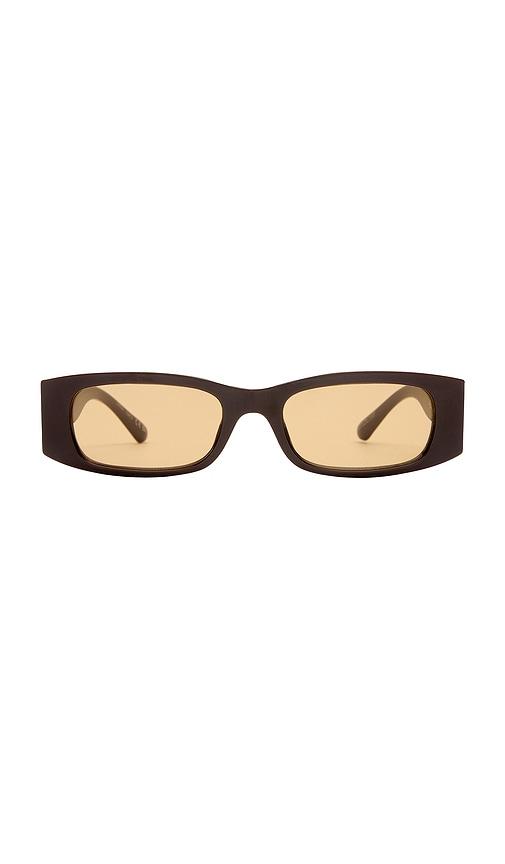 aire x von dutch innocence sunglasses in brown.