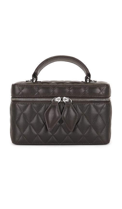 aknvas brigit bag in brown.