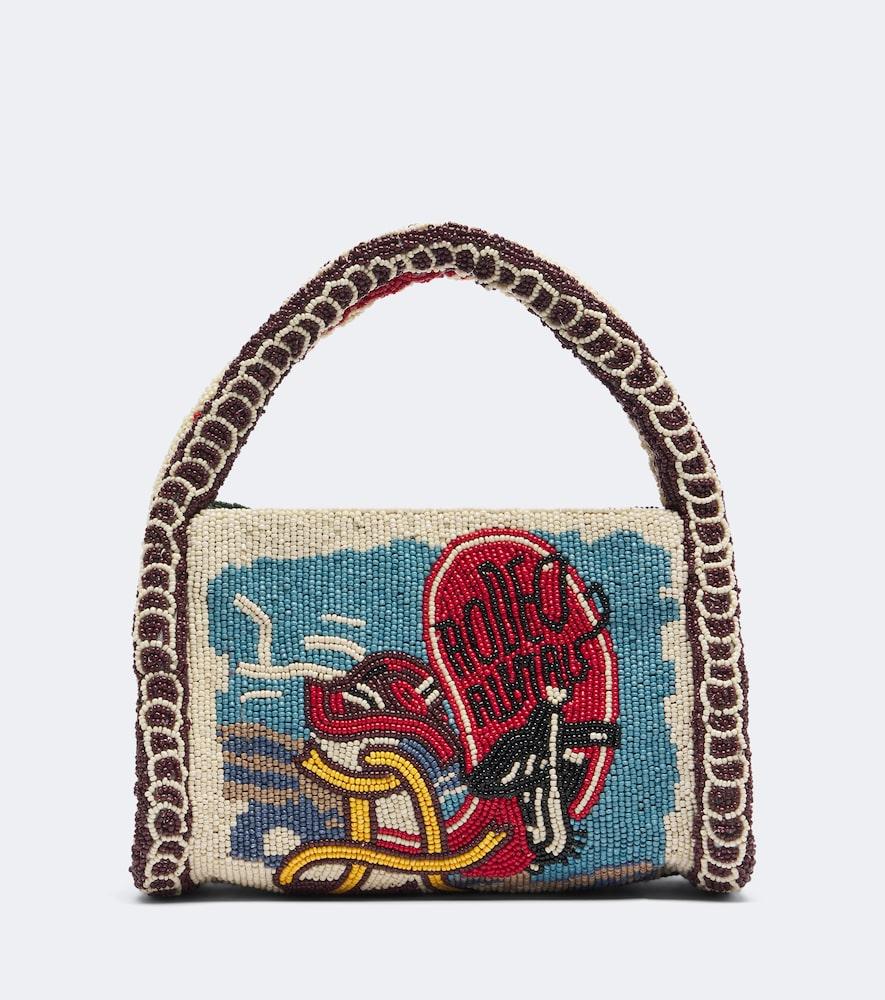 alémais ace small beaded shoulder bag