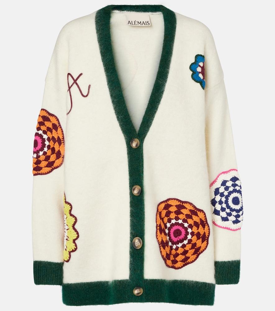 alémais crochet-trimmed cardigan