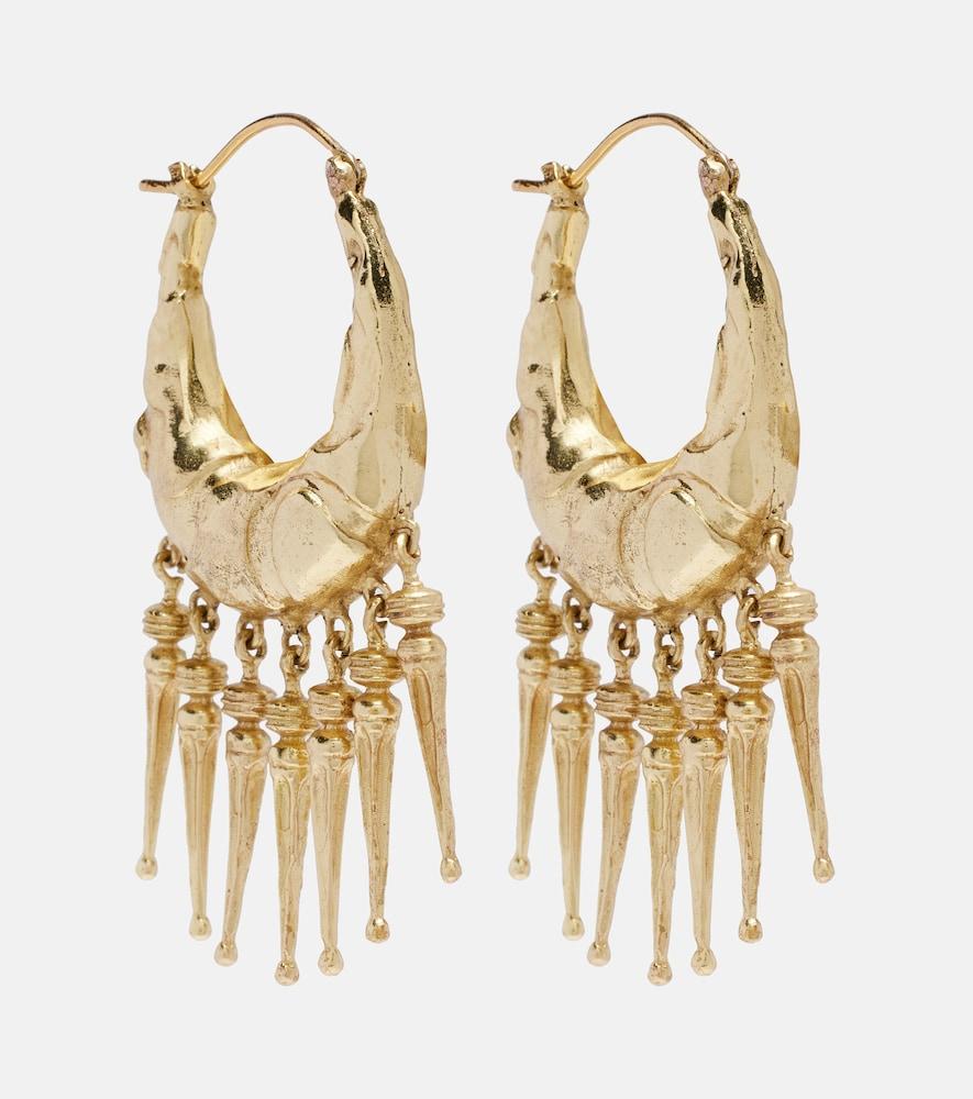 alémais le jardin spike hood earrings