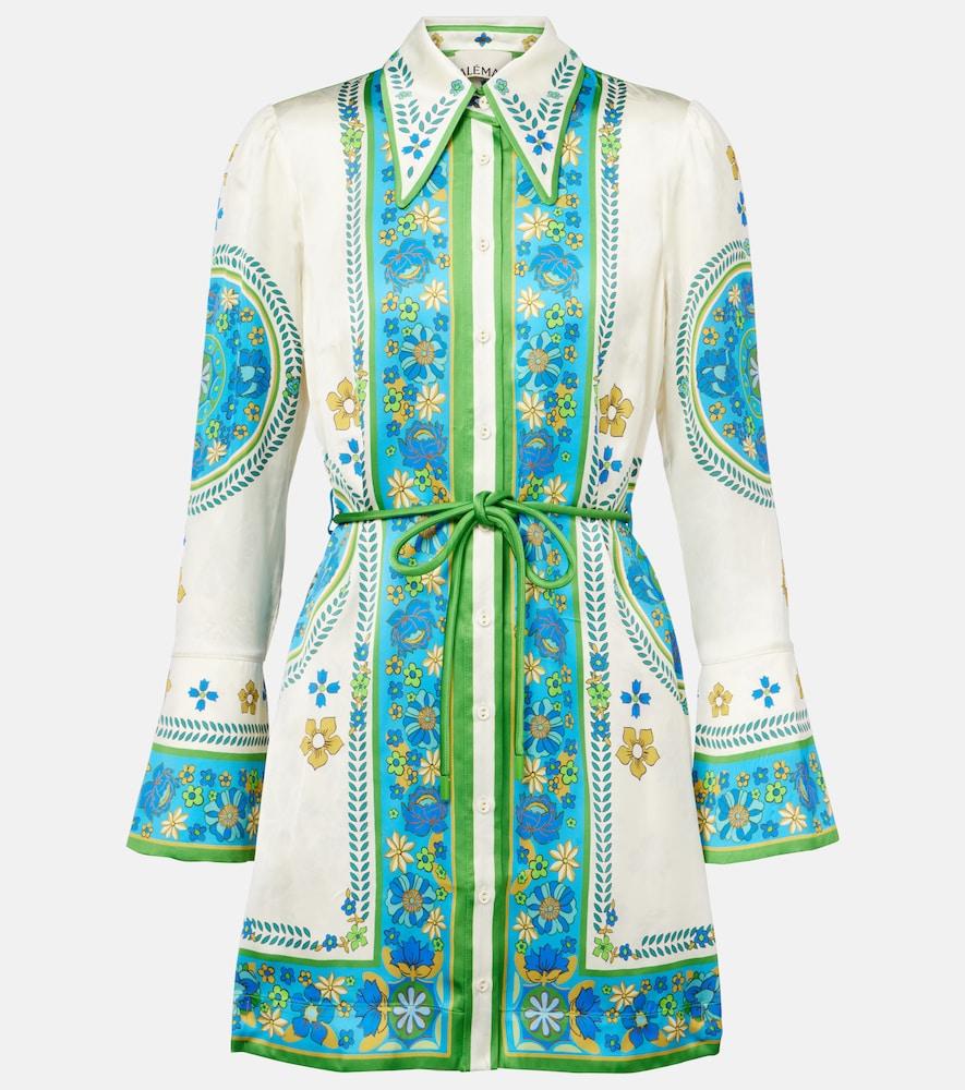 alémais vivianna printed shirt dress