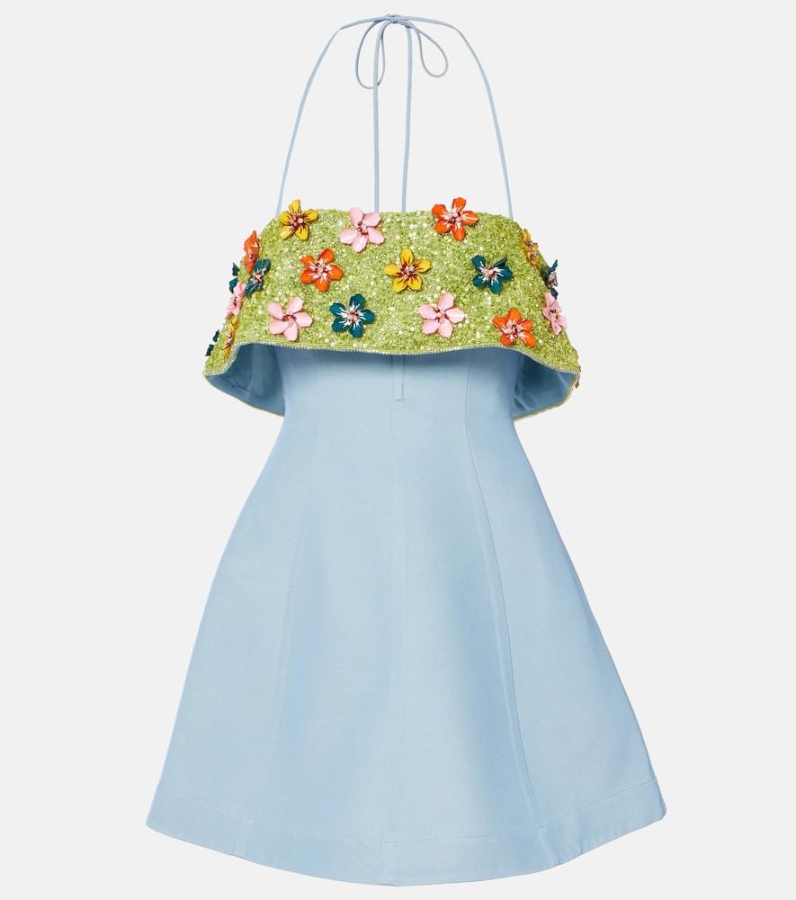 alémais yasmine embellished minidress