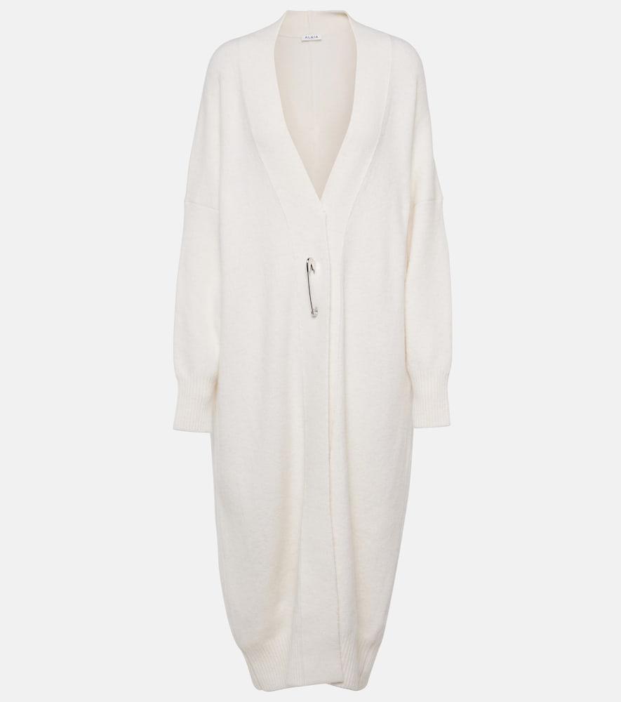 alaïa alpaca-blend sweater dress
