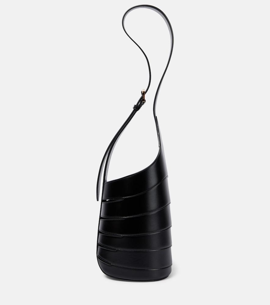alaïa babel small leather shoulder bag