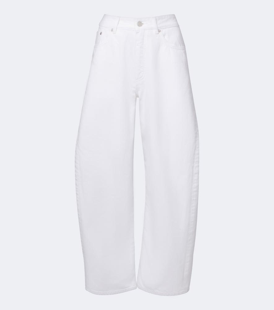 alaïa barrel-leg jeans