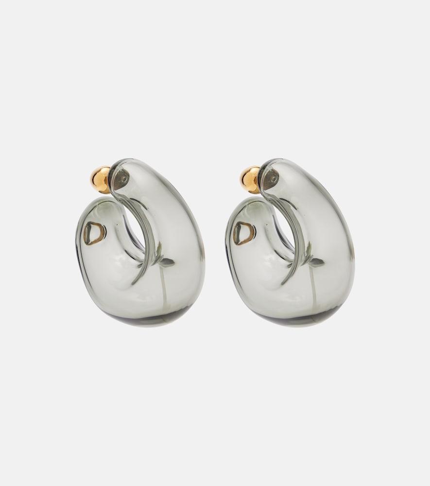 alaïa bubble hoop earrings