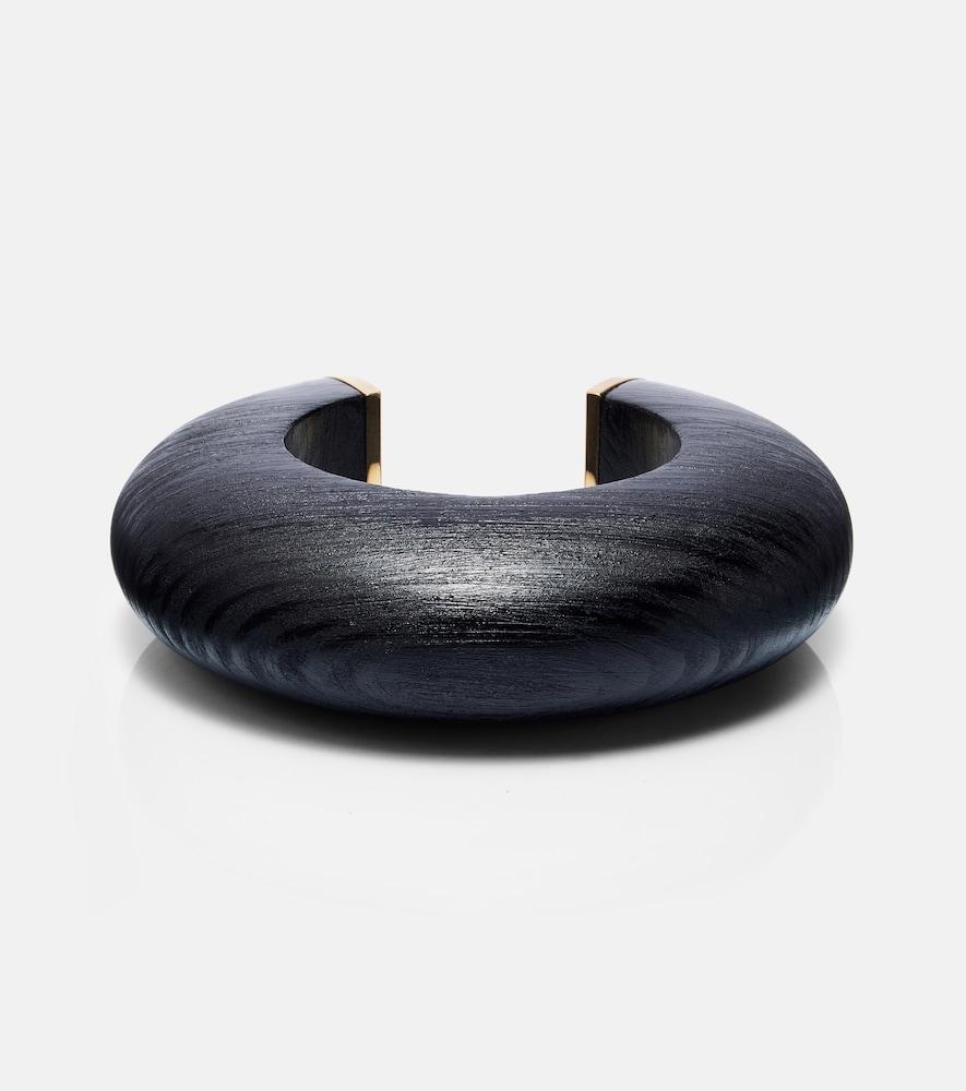 alaïa bumper wooden bangle