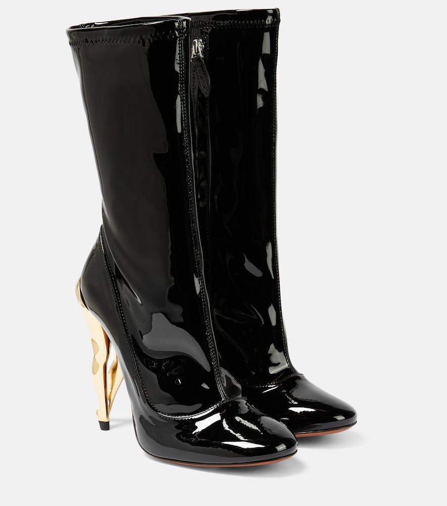 alaïa cabaret mid-calf boots