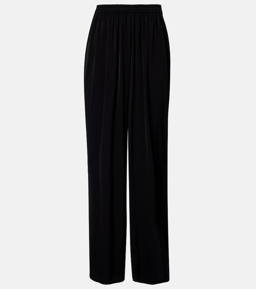 alaïa cady straight pants