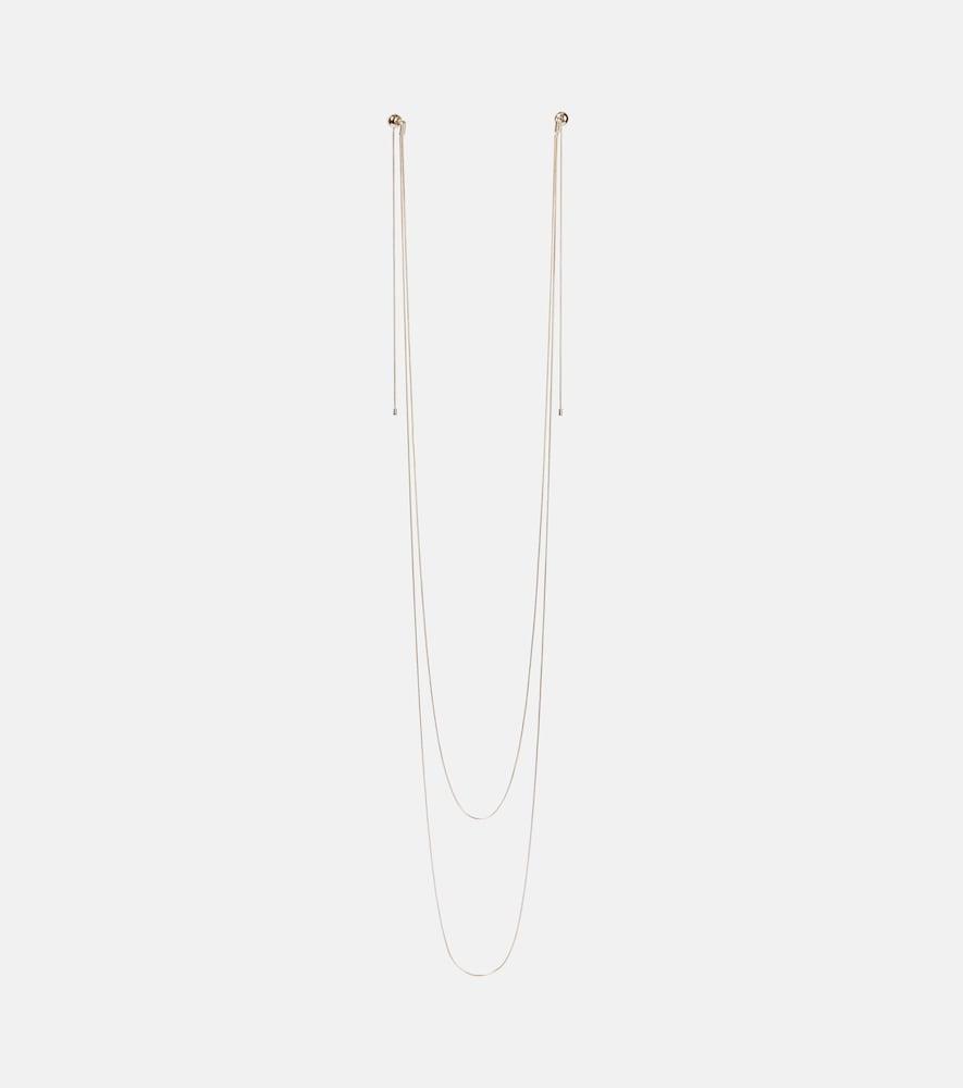 alaïa chain necklace earrings