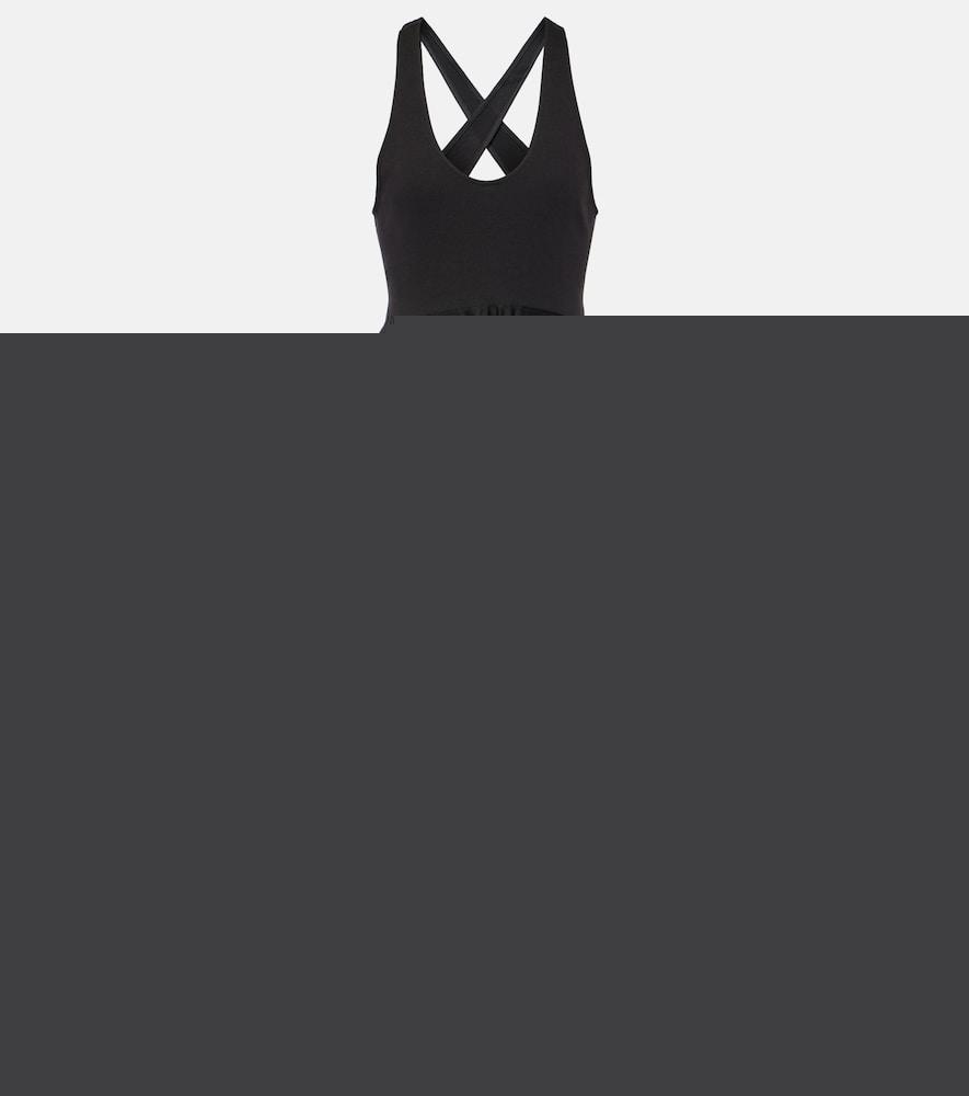 alaïa cotton-blend midi dress