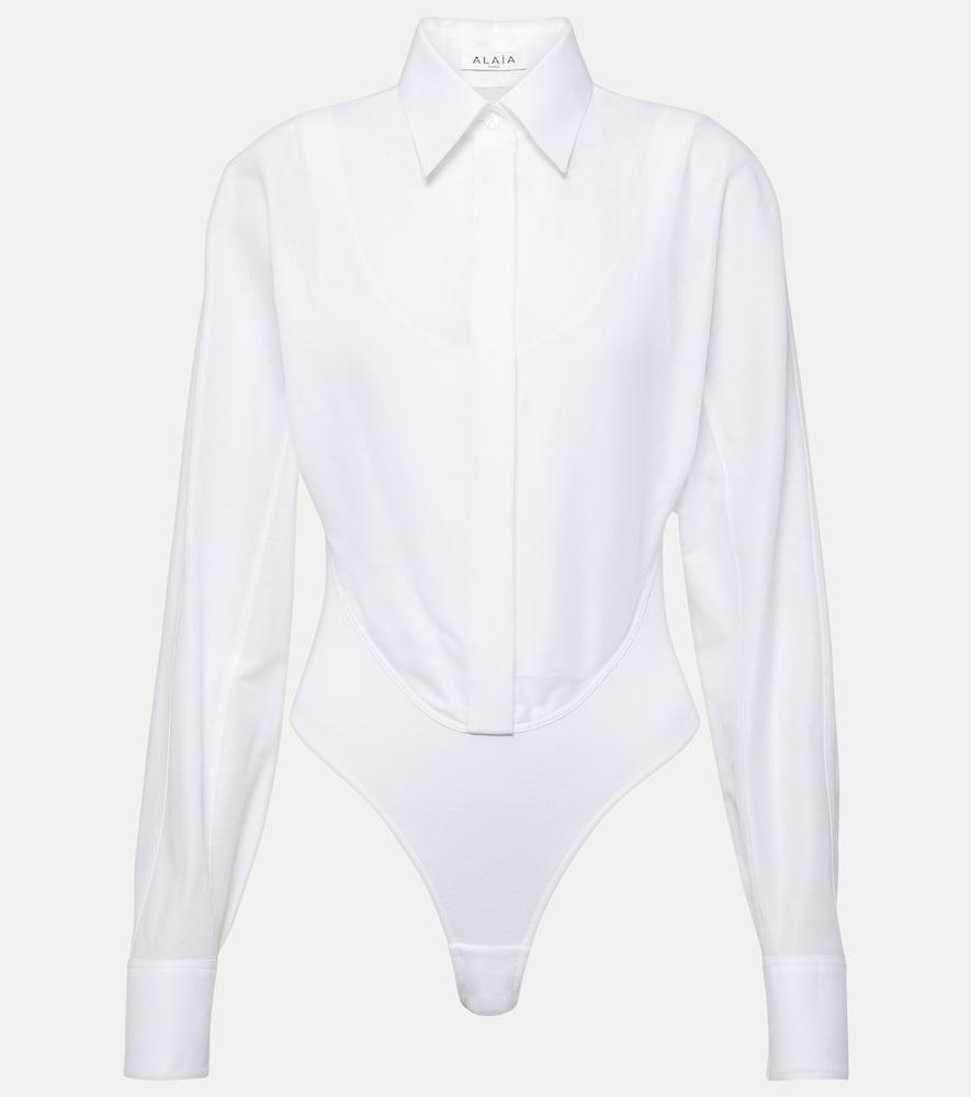alaïa cotton bodysuit