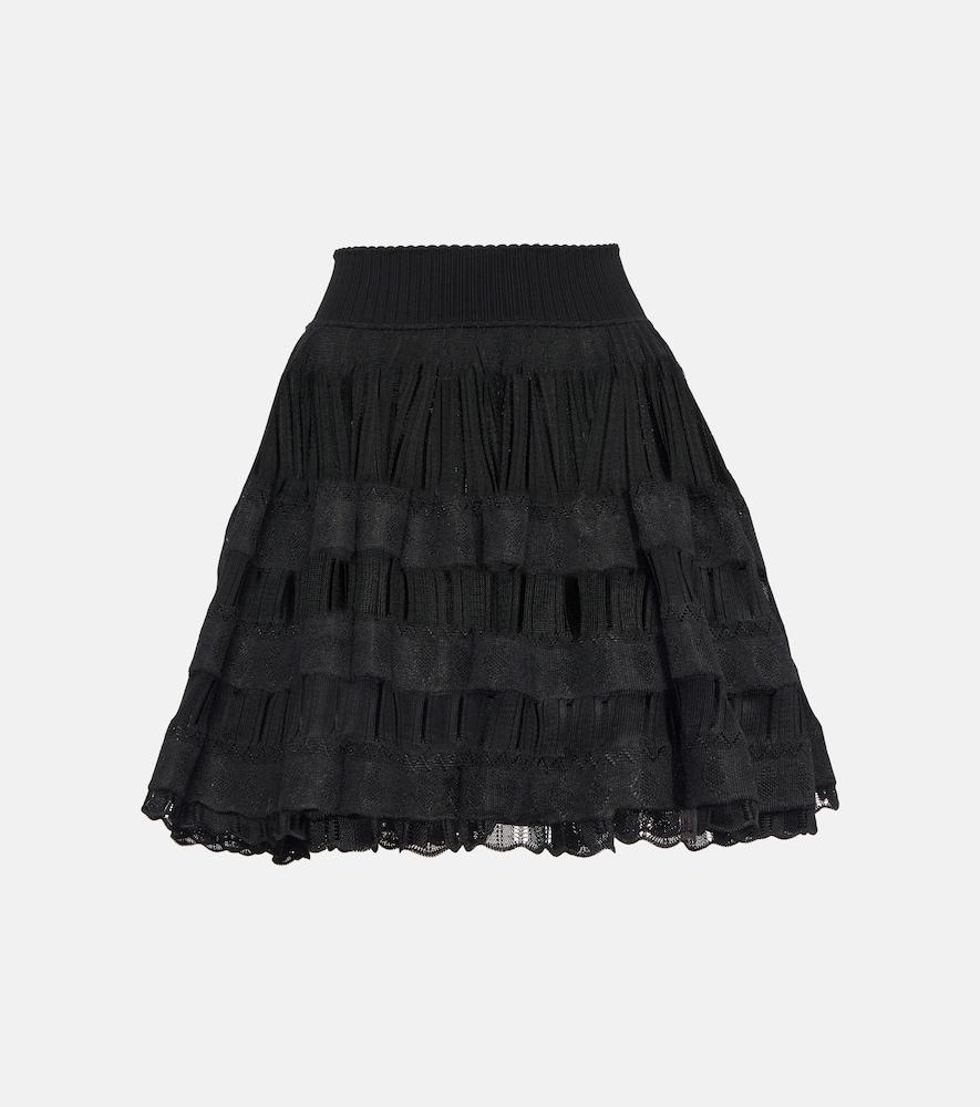 alaïa crinoline miniskirt