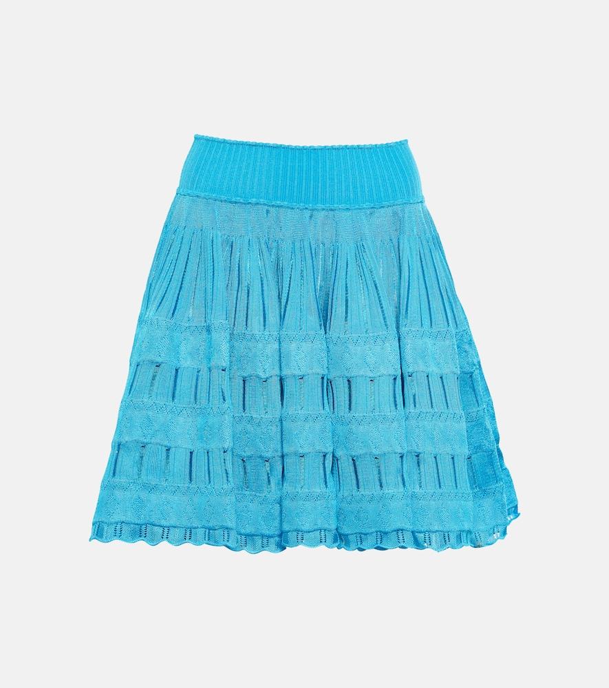 alaïa crinoline miniskirt