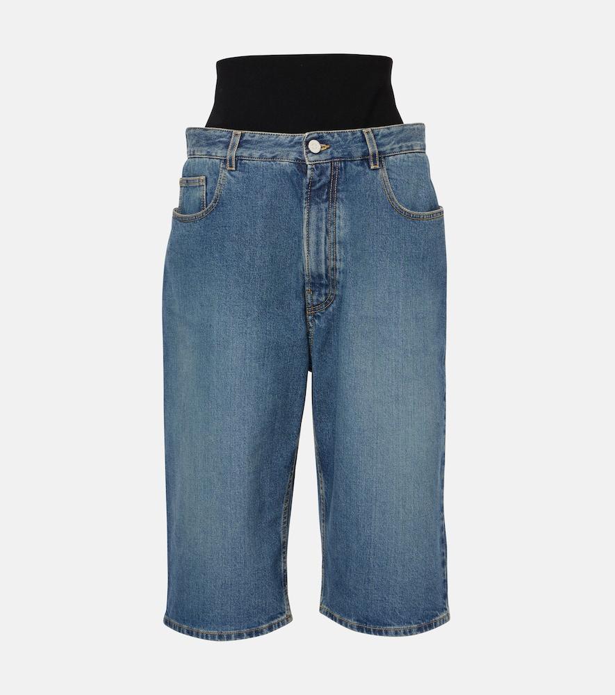 alaïa cropped barrel-leg jeans