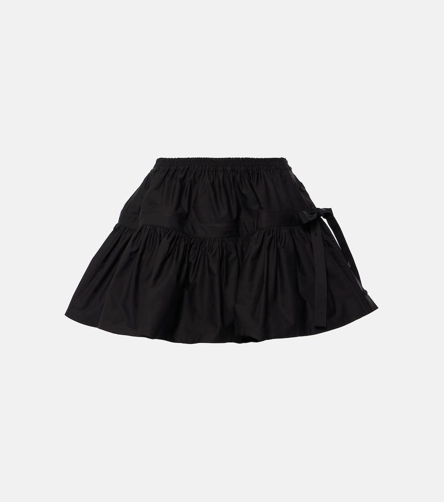 alaïa deesser bow-detail miniskirt