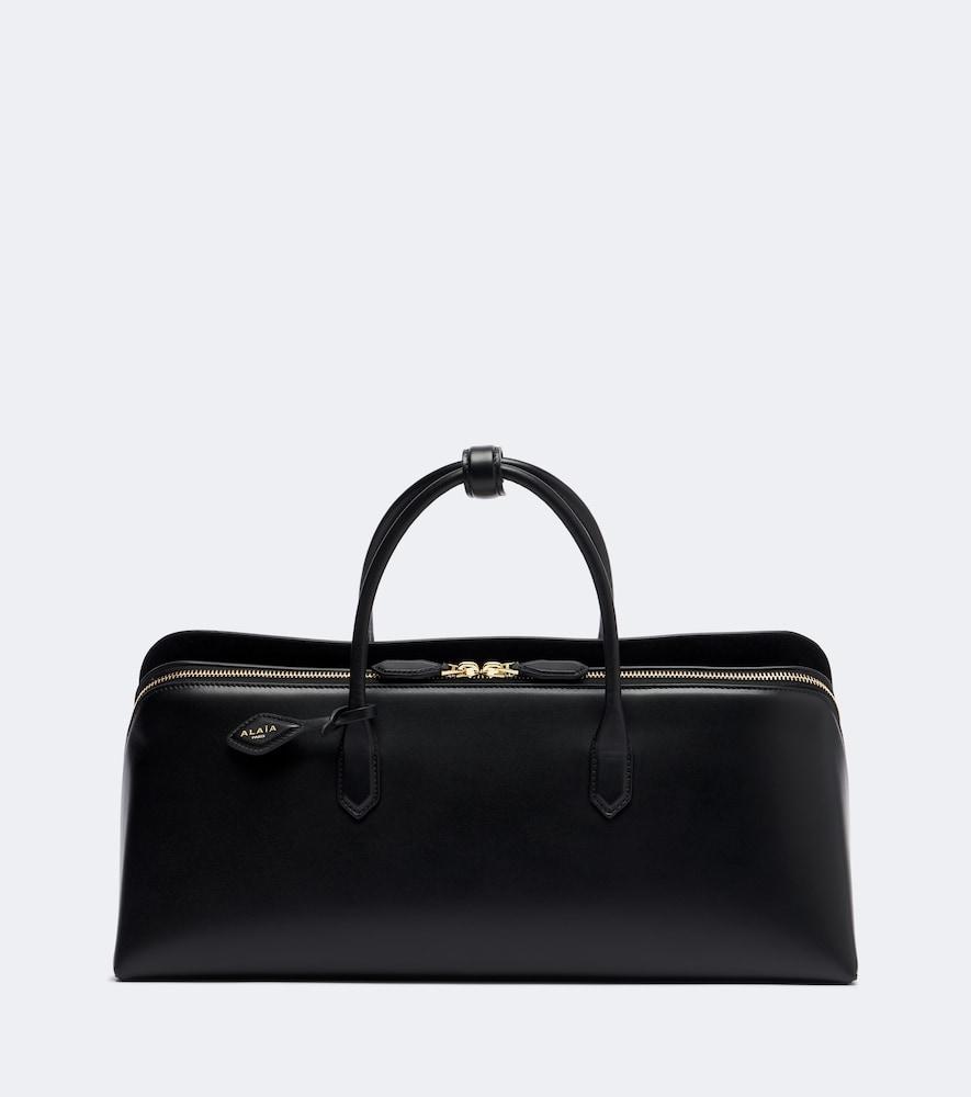 alaïa delta medium leather top-handle bag