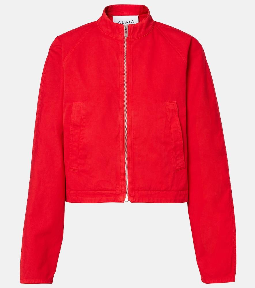 alaïa denim jacket