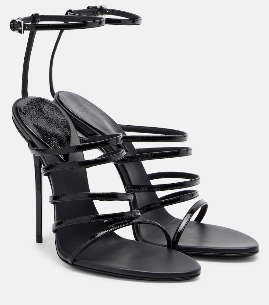 alaïa drop leather sandals