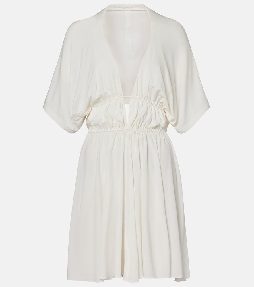 alaïa gathered minidress