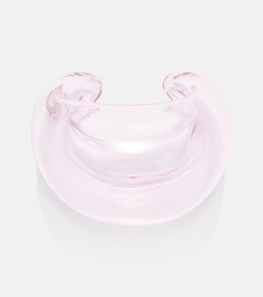 alaïa glass cuff bracelet