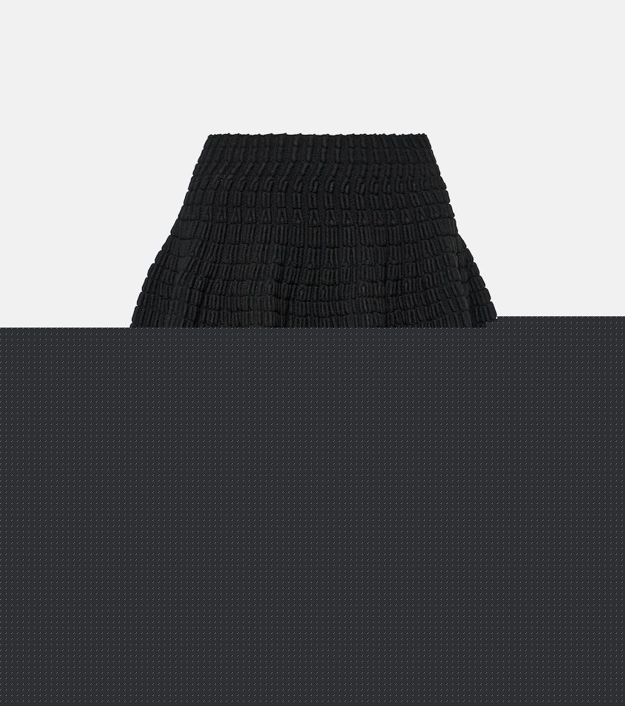 alaïa high-rise miniskirt