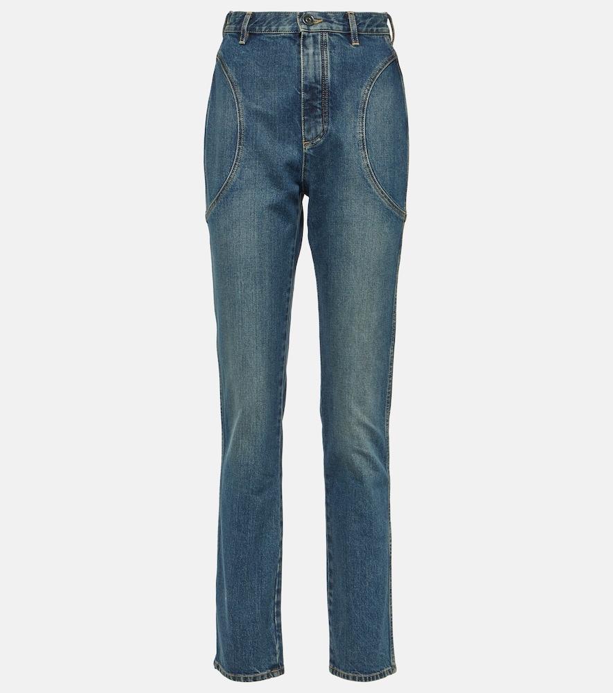 alaïa high-rise slim jeans