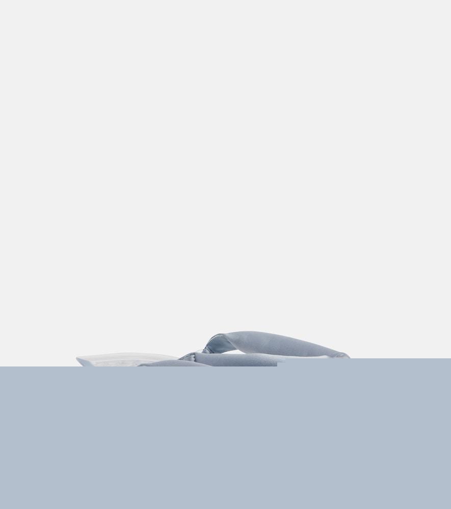 alaïa invisible satin thong sandals