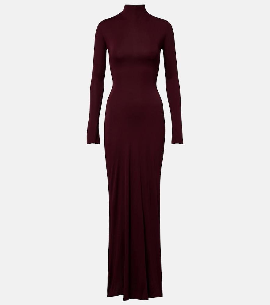 alaïa jersey gown