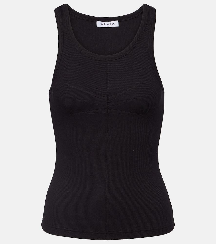alaïa jersey tank top