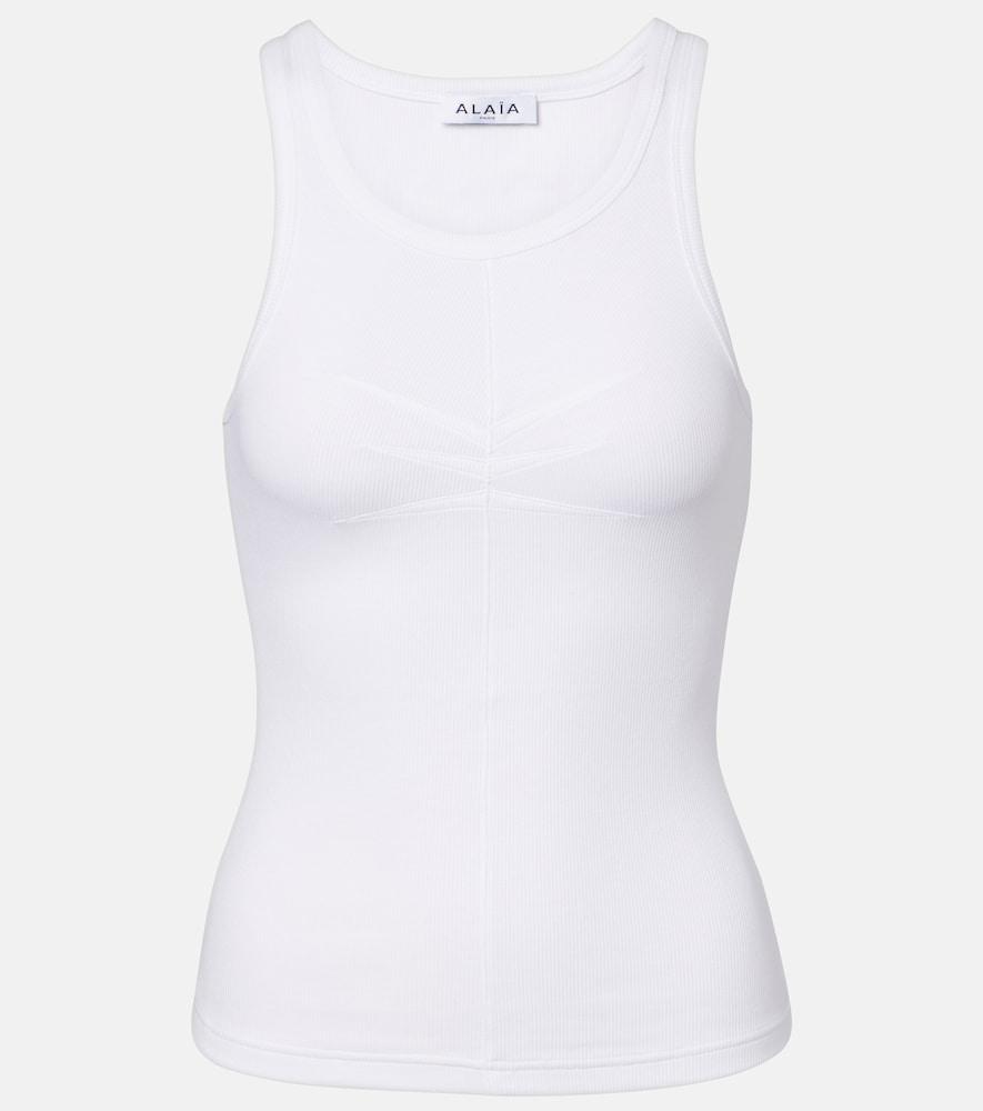 alaïa jersey tank top