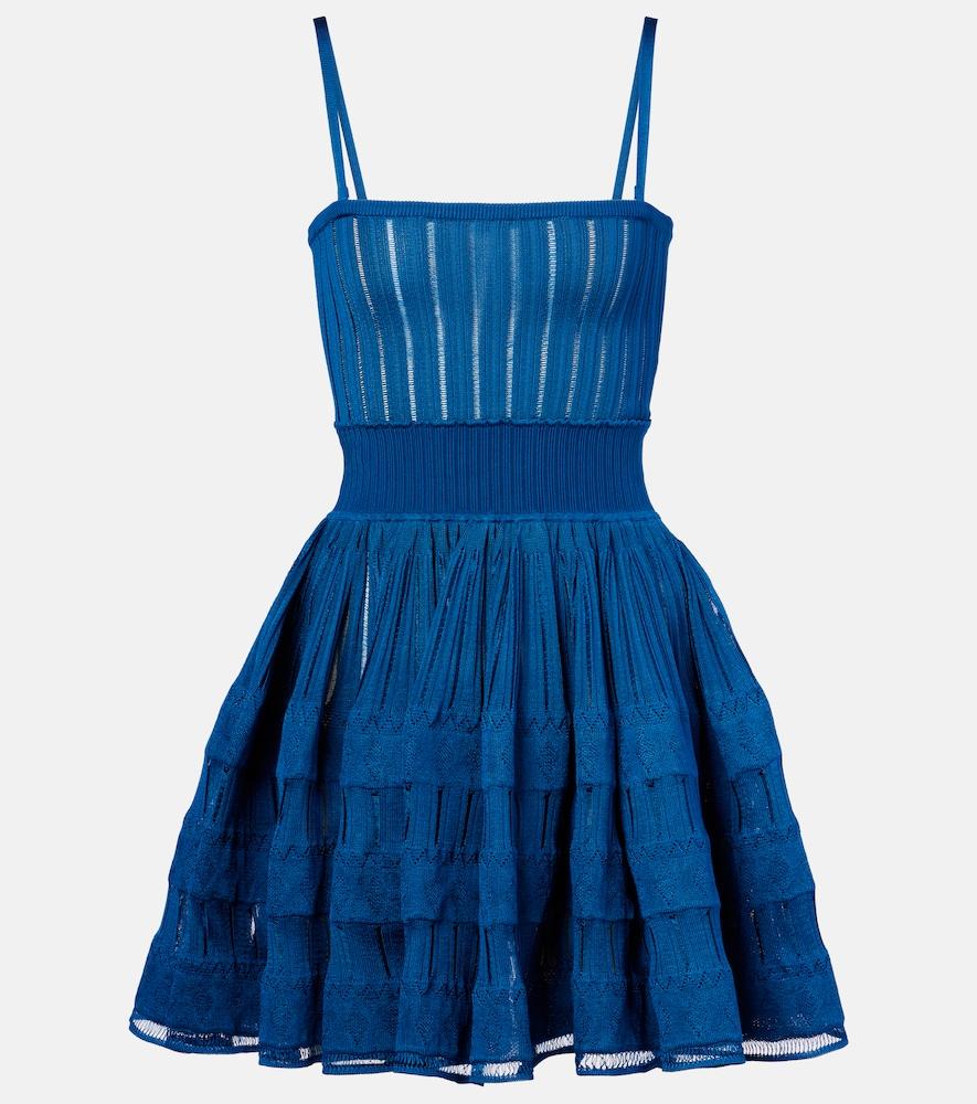 alaïa knitted minidress