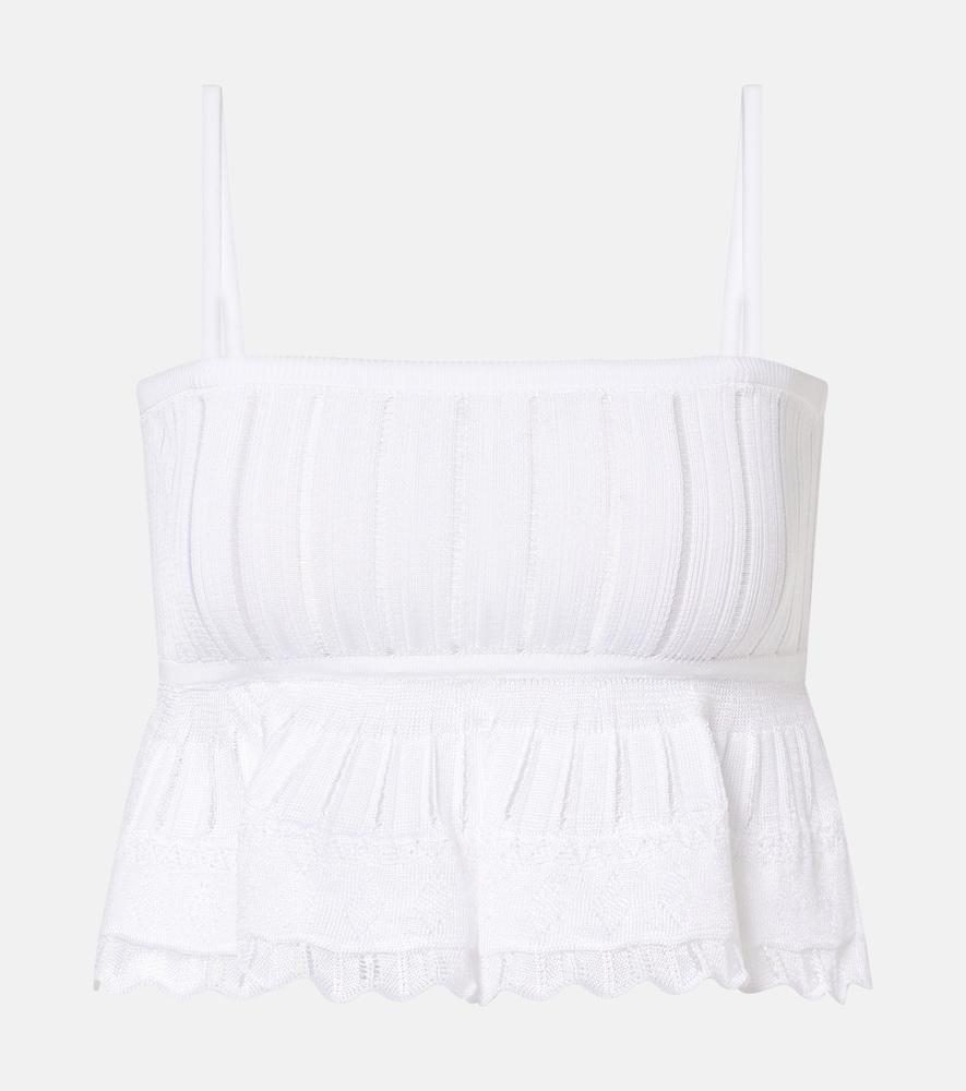 alaïa knitted top
