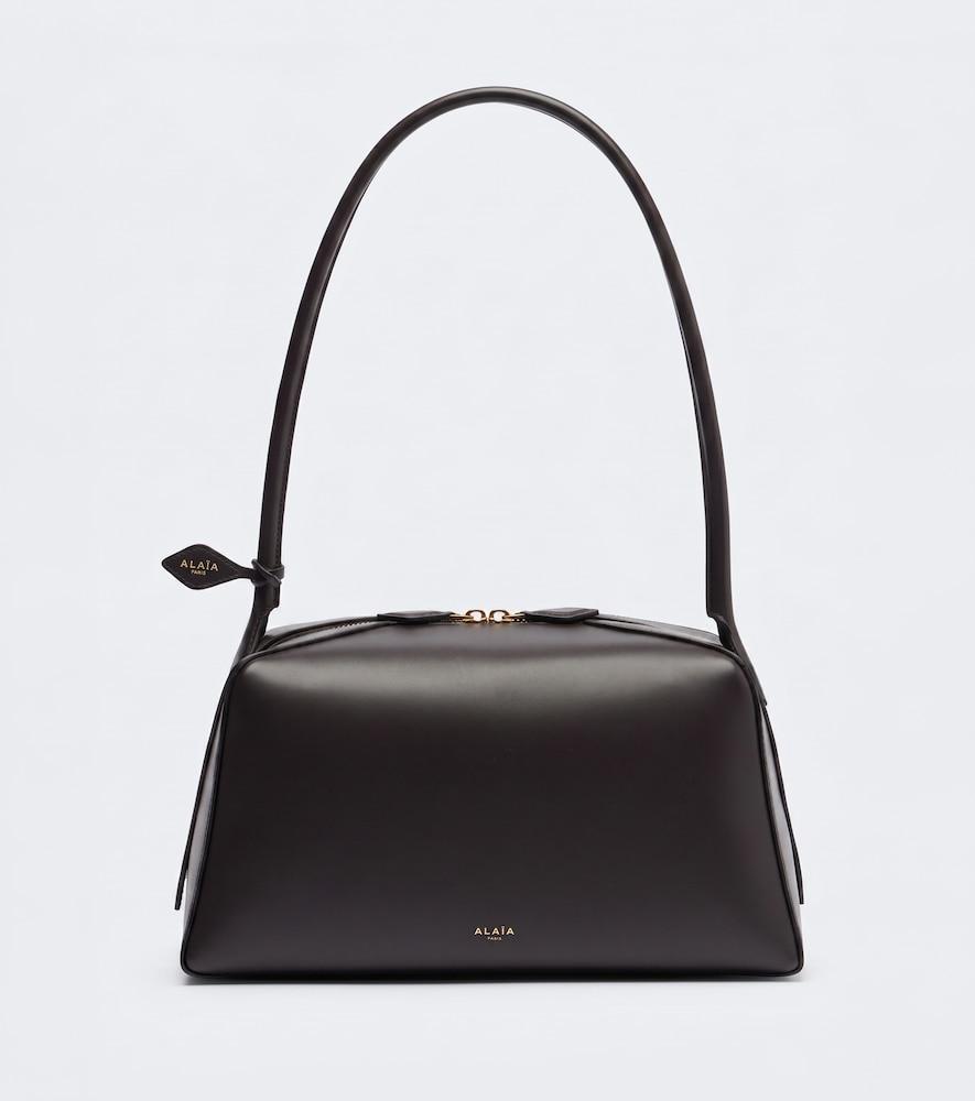 alaïa le bouledogue leather shoulder bag