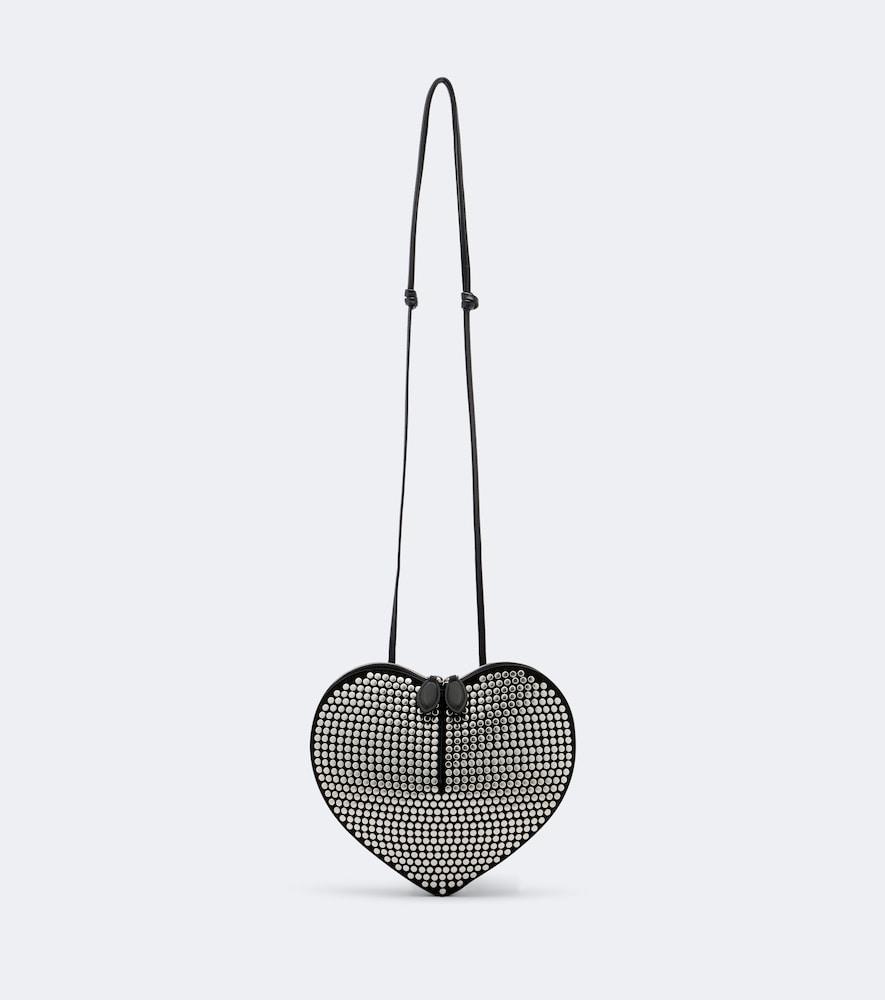 alaïa le caur studded leather shoulder bag