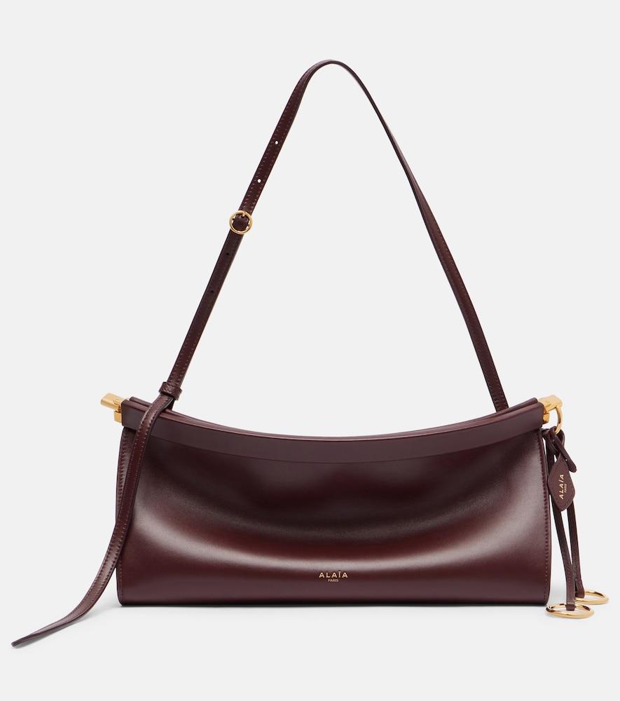 alaïa le click medium leather shoulder bag